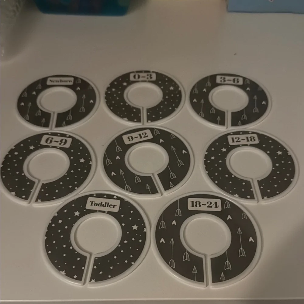 Binswloo Gray Closet Dividers for Baby Clothes